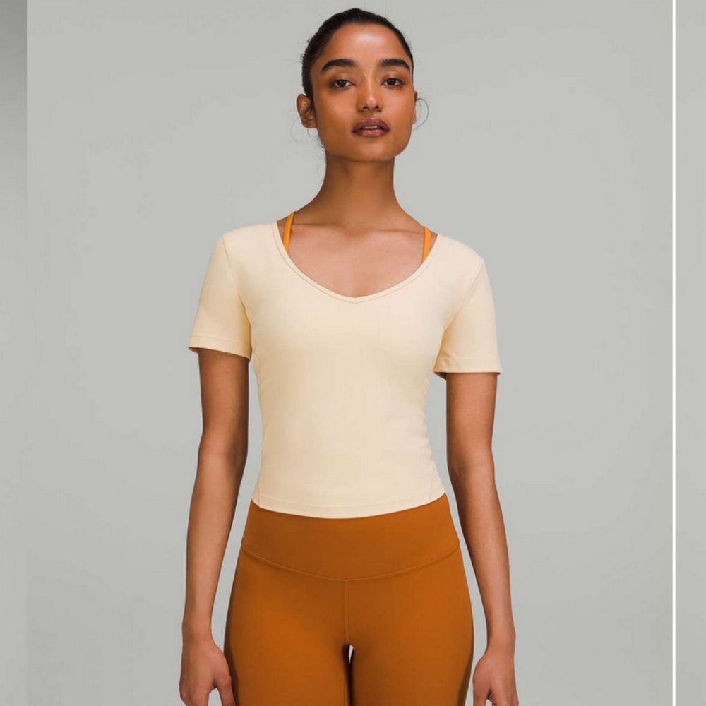Women's Lulu align T-shirt Prosecco